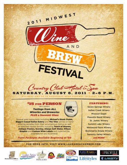 2011 Midwest Wine Brew Fest Poster